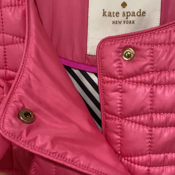 🎀 Kate Spade Pink Quilted Coat 🎀 - Picture 6 of 16